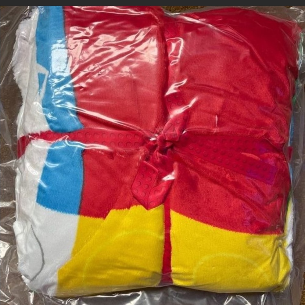 LEGO blanket.